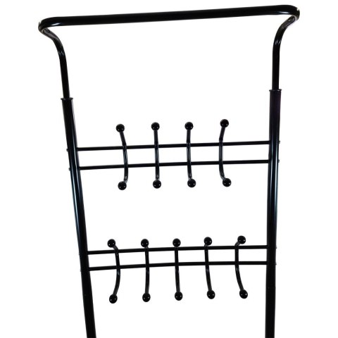 WIESZAK STOJĄCY NA UBRANIA OBUWIE CZARNY