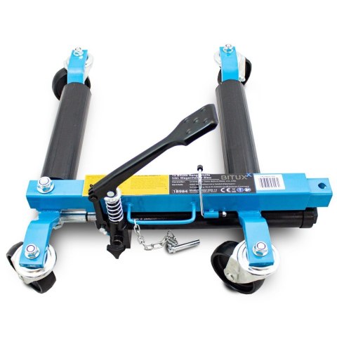 Wózek Manewrowy Pod Koła Hydrauliczny 680kg Stalowy Do Warsztatu