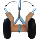 Wózek Transportowy do Płyt OSB GK MDF 275 kg Koła Pneumatyczne 26 cm