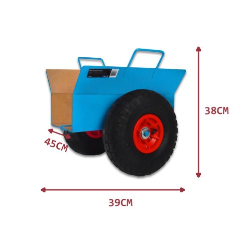 Wózek Transportowy do Płyt OSB GK MDF 275 kg Koła Pneumatyczne 26 cm