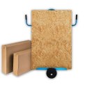 Wózek transportowy do płyt gipsowych drzwi okien MDF OSB udźwig 300 kg