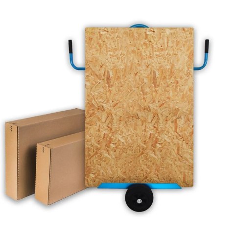 Wózek transportowy do płyt gipsowych drzwi okien MDF OSB udźwig 300 kg