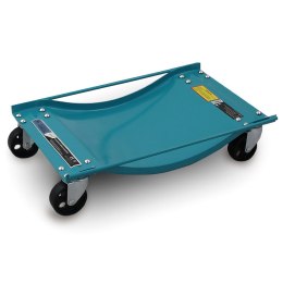WÓZKI MANEWROWE DO AUTA 2X 450 KG STALOWE KOŁA 75 MM GARAŻ WARSZTAT