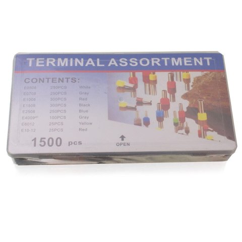 ZACISKARKA DO KOŃCÓWEK TULEJKOWYCH 0,25-10MM + 1500 TULEJEK ZESTAW BITUXX