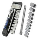 ZESTAW KLUCZY NASADOWYCH 12W1 GRZECHOTKA 1/4 NASADKI 4-13 MM PRZEDŁUŻKA