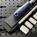 ZESTAW KLUCZY NASADOWYCH 12W1 GRZECHOTKA 1/4 NASADKI 4-13 MM PRZEDŁUŻKA