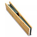 ZESTAW OGRODOWY DREWNIANY SKLADANY STOL 2 ŁAWKI 220 CM KOMPLET PIWNY BAROWY