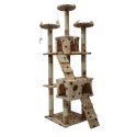 DRAPAK DLA KOTA DUŻY 170cm WYSOKI LEGOWISKO DOMEK SŁUPEK DRZEWKO BEŻOWY
