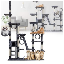 DRAPAK DLA KOTA XXL DUŻY 255cm WIELKI DOMEK HAMAK TUBA CZARNY