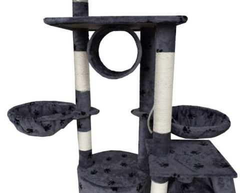 DRAPAK DLA KOTA XXL DUŻY 255cm WIELKI DOMEK HAMAK TUBA CZARNY