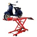Hydrauliczny Podnośnik Nożycowy do Motocykli 360 kg 210-780 mm z Rampą
