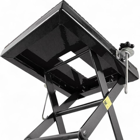 Podnośnik Hydrauliczny Motocyklowy 135 kg 35-87 cm z Gumowaną Platformą