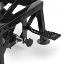 Podnośnik Hydrauliczny Motocyklowy 135 kg 35-87 cm z Gumowaną Platformą