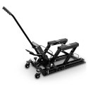 Podnośnik motocyklowy hydrauliczny 680kg czarny stabilny mobilny trwały