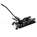 Podnośnik motocyklowy hydrauliczny 680kg czarny stabilny mobilny trwały