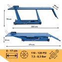 Podnośnik motocyklowy hydrauliczny udźwig do 460 kg Regulowany 18-78 cm