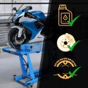 Podnośnik motocyklowy hydrauliczny udźwig do 460 kg Regulowany 18-78 cm