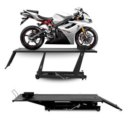 Podnośnik motocyklowy platforma podnośnik hydrauliczny 464 kg stabilny