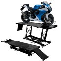 Podnośnik motocyklowy platforma podnośnik hydrauliczny 464 kg stabilny