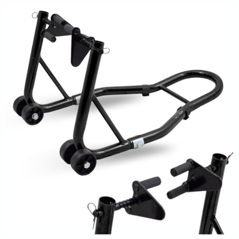 Stojak motocyklowy transportowy regulowany do serwisu i garażu 250 kg