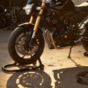 Stojak motocyklowy transportowy regulowany do serwisu i garażu 250 kg