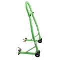 Stojak motocyklowy tylny 250kg uniwersalny regulowany zielony wytrzymały