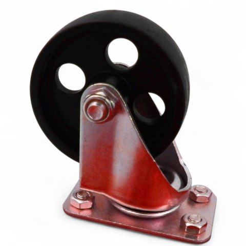 Wózki Manewrowe 450 kg 4 Sztuki Czerwone Rolki Transportowe do Samochodów