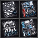 Zestaw Narzędzi 1300 el. Walizka na Kółkach Bity Klucze Nasadki Śrubokręty