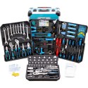 Zestaw narzędzi 1200 el walizka na kółkach crv grzechotki klucze