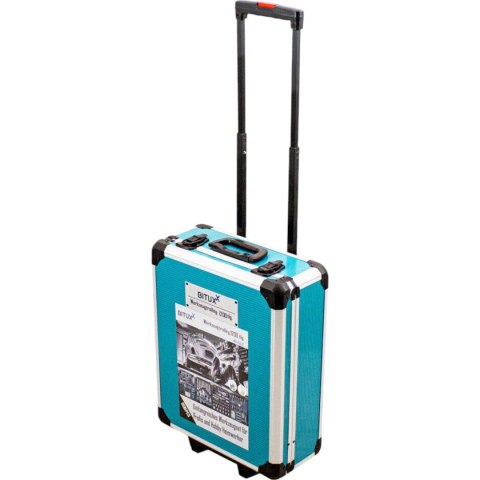 Zestaw narzędzi 1200 el walizka na kółkach crv grzechotki klucze