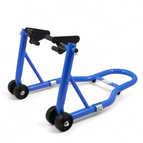 Zestaw stojak motocyklowy przód tył 250kg uniwersalny regulowany wytrzymały