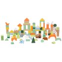 CLASSIC WORLD Zestaw Drewnianych Klocków Leśny Świat 100 el.