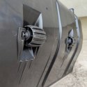 Łopata do śniegu zgarniacz pług śnieżny 80cm z rolkami aluminiowa krawędź
