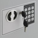 Sejf na klucze 48 haczyków zamek elektroniczny szyfrowy jasnoszary metalowy
