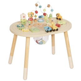 TOOKY TOY Drewniany Stolik Aktywności Safari
