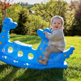 WOOPIE Bujak Wieloosobowy Dino Huśtawka Równoważna Niebieska