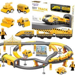 WOOPIE Kolejka Elektryczna Lokomotywa Ekipa Budowlana Zestaw 92el.