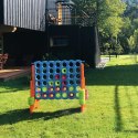 FEBER Gra Logiczna Strategiczna do Ogrodu Domu 4 Kółka w Linii Rzędzie Mega 4 in Line