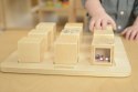 MASTERKIDZ Drewniany Sorter Sensoryczny Łączenie Dźwięków Montessori